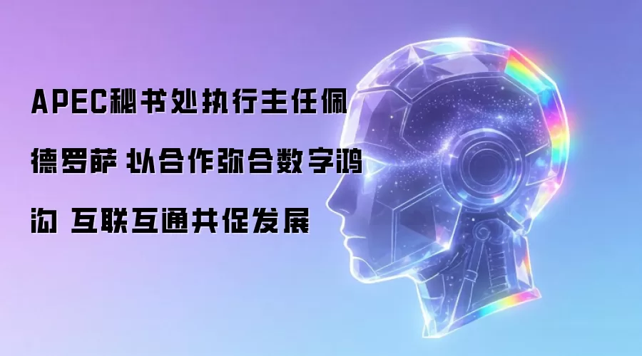 APEC秘书处执行主任佩德罗萨:以合作弥合数字鸿沟 互联互通共促发展