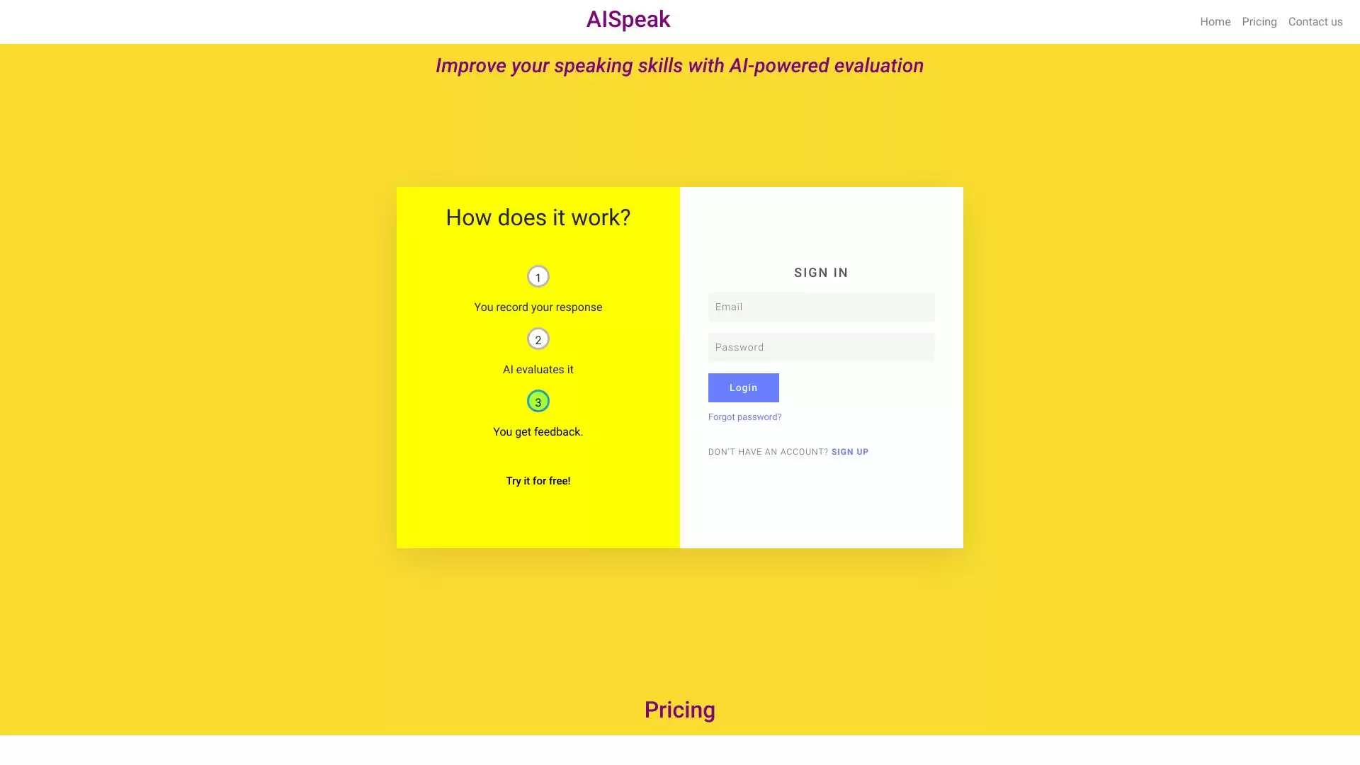 AISpeak : 提升英语口语能力的语音录制和反馈应用