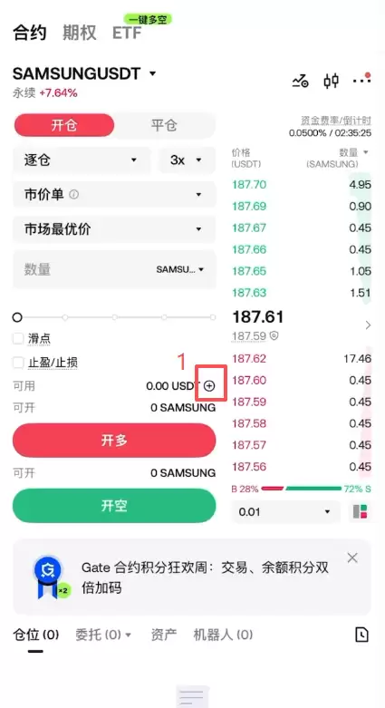 Gate交易所韩股(SK海力士)怎么做多做空?合约操作方法2026