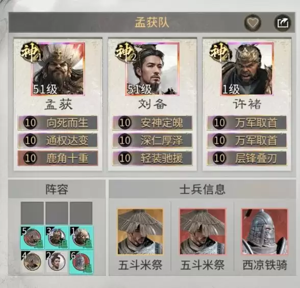 三国天下归心孟获反伤队搭配指南