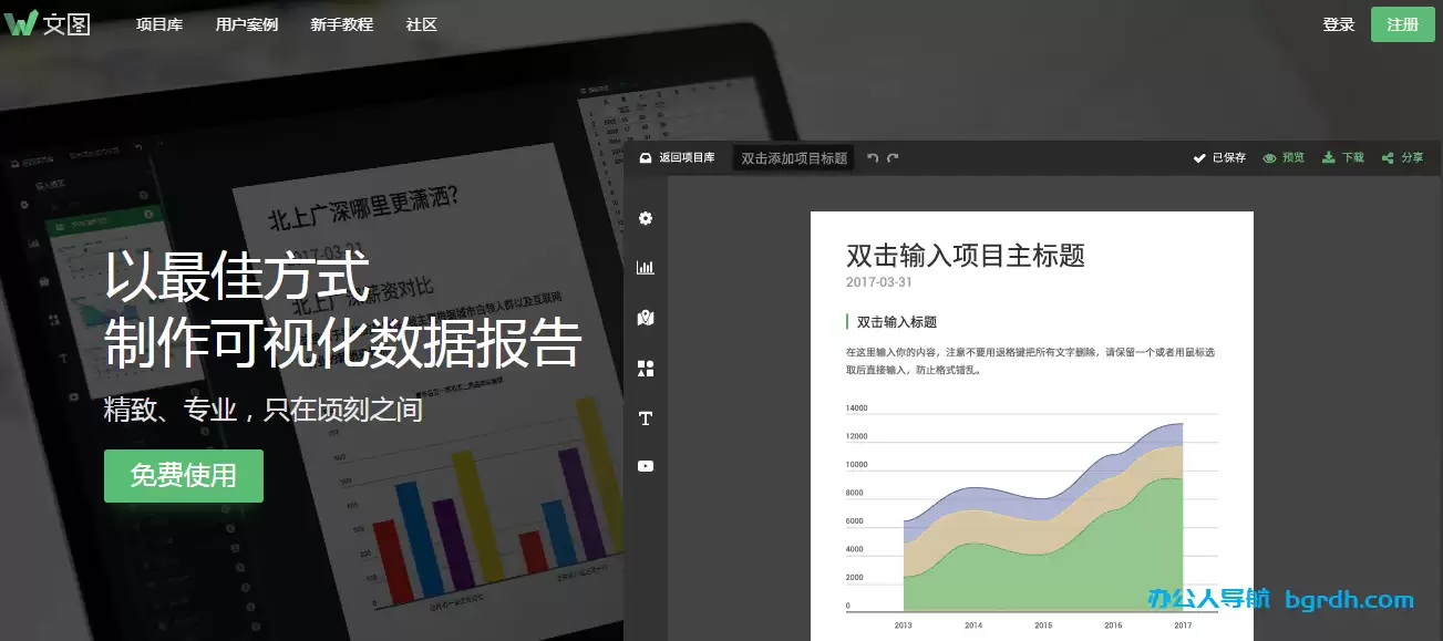 文图-在线数据报告生成和可视化工具