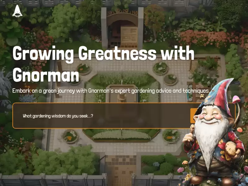 Gnorman.ai : Gnorman.ai是一个专注于园艺的智能助手，提供专业的种植建议和技巧。