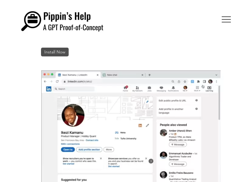 PippinsHelp : 一款职位搜索助手