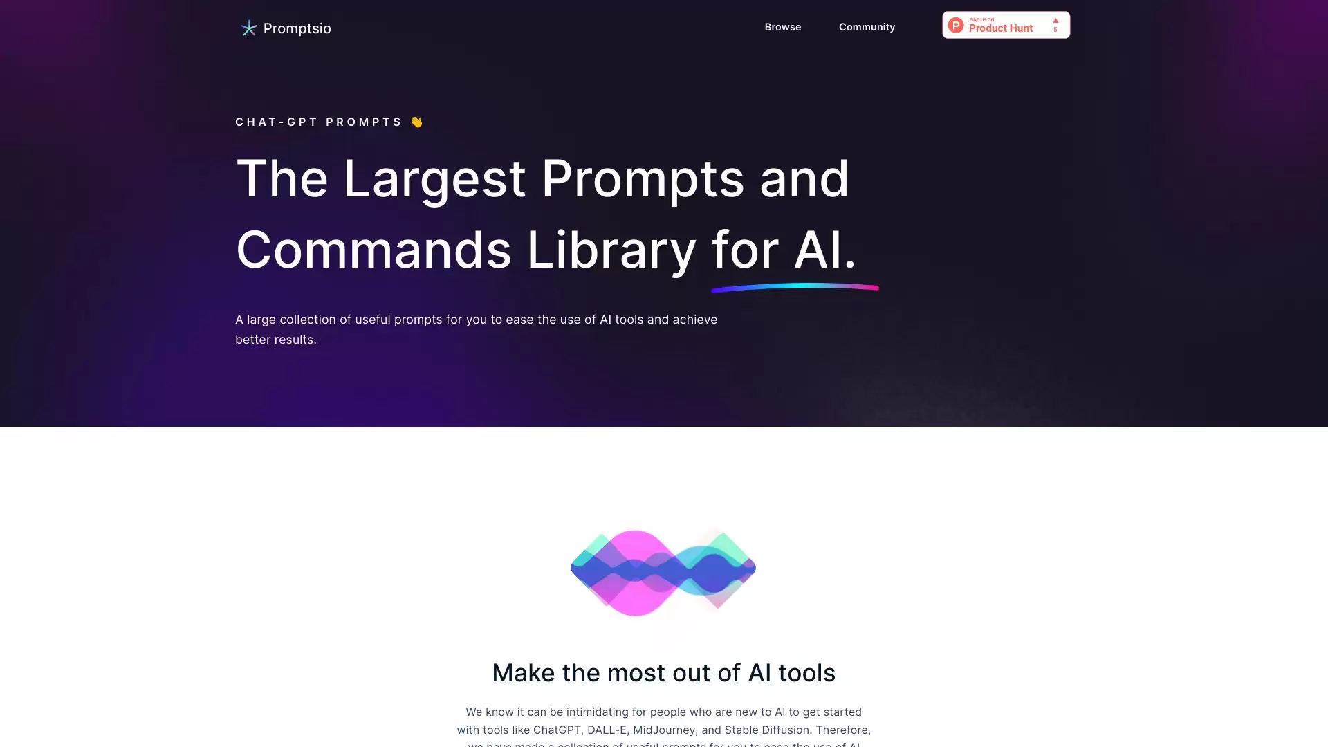 Promptsio : AI工具提示与命令库