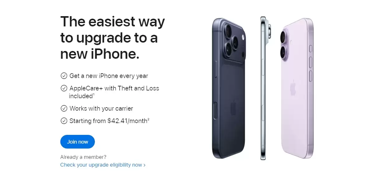 苹果Apple Upgrade计划明日上线:联手Klarna推硬件租赁,覆盖iPhone/Mac等多款产品