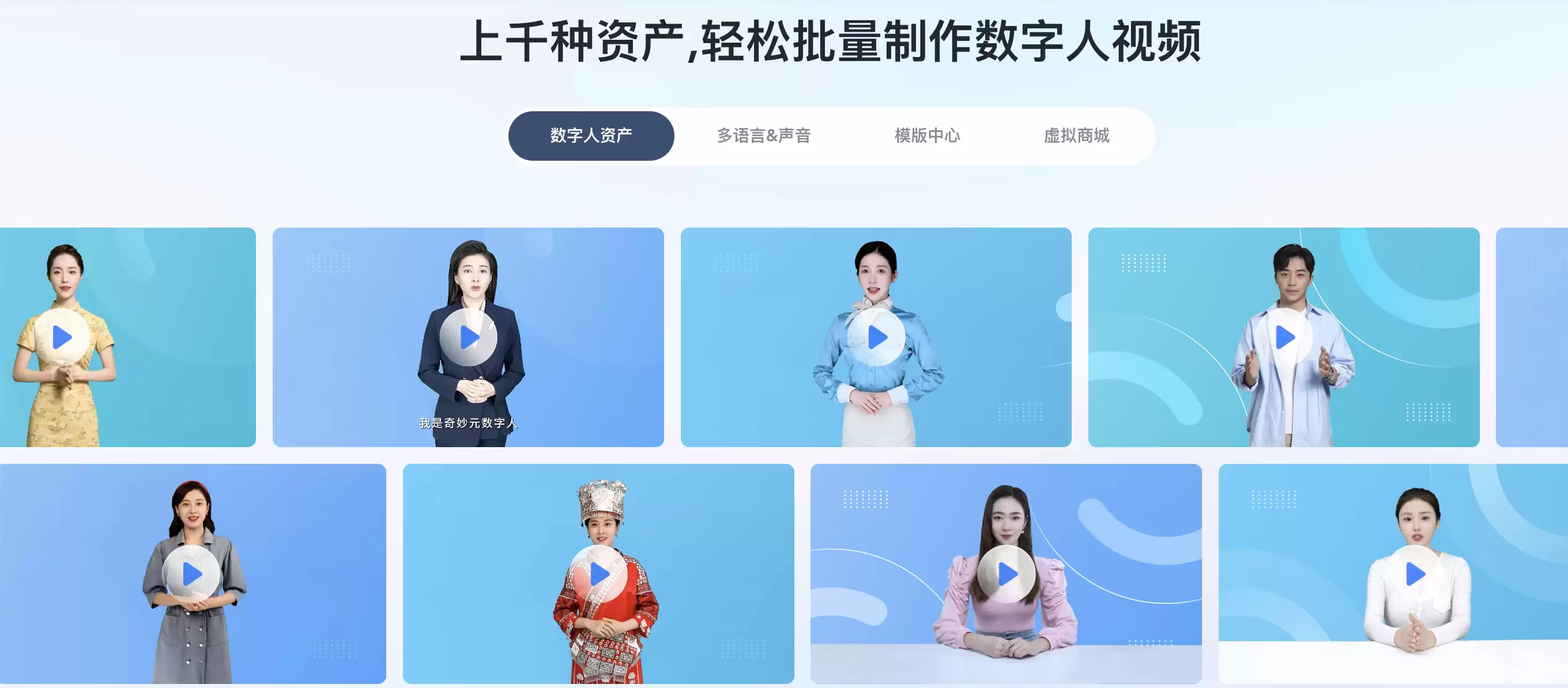 奇妙元AI数字人