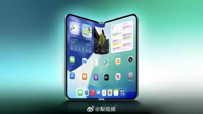 苹果首款折叠屏机模亮相:iPhone Fold/Ultra有望9月登场