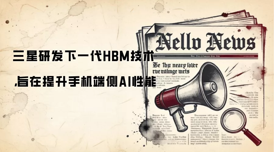 三星研发下一代HBM技术,旨在提升手机端侧AI性能