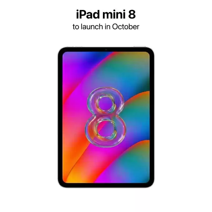 iPad mini 8最快10月发布:首次OLED屏+A20 Pro芯片,防水能力成新亮点