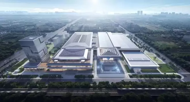 大会举办地北京经济技术开发区北人亦创国际会展中心外观及现场展示区