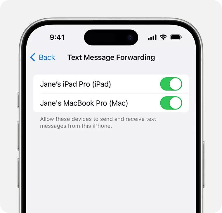 iPhone和iPad都要收短信，先开文本信息转发