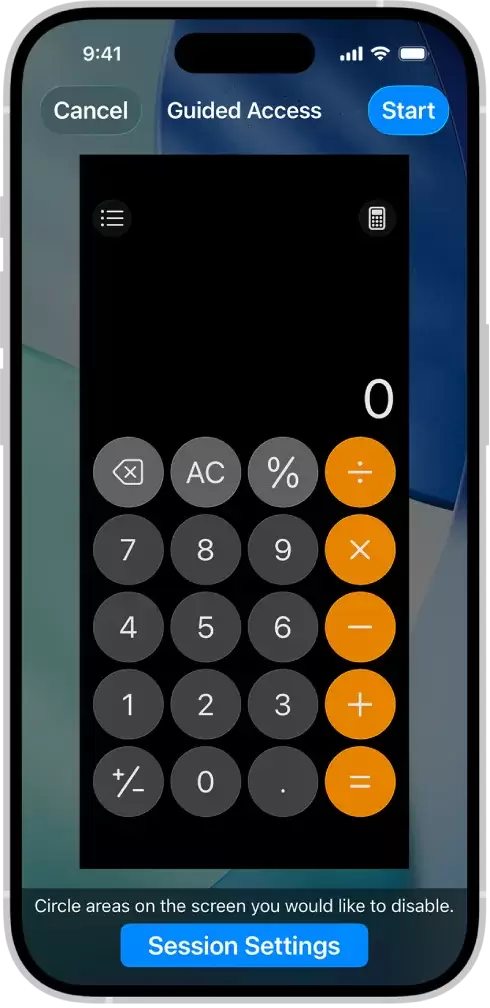 iPhone借给别人时先开引导式访问锁住单一App