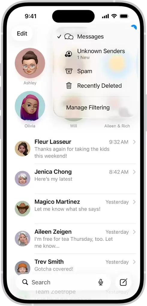 iPhone陌生短信一直弹时，先把未知发件人筛选打开