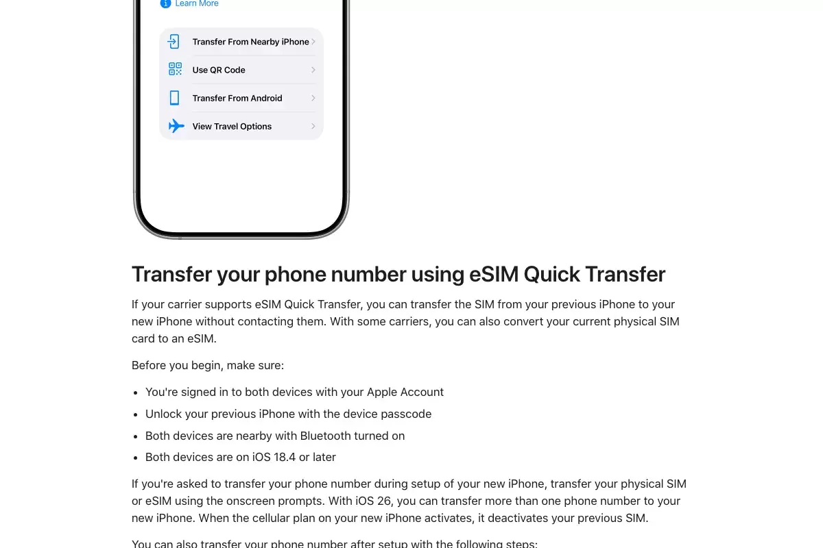 换新iPhone先处理eSIM:快速转移和旧机清理